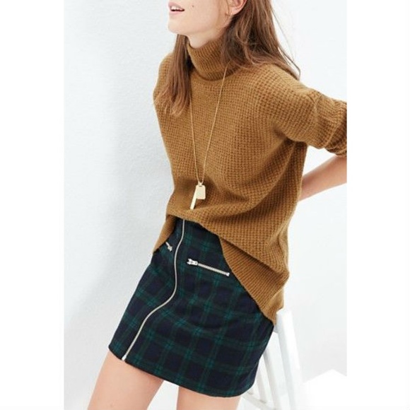 Madewell Dresses & Skirts - [Madewell] Tartan Plaid Wool Blend Zipper Skirt